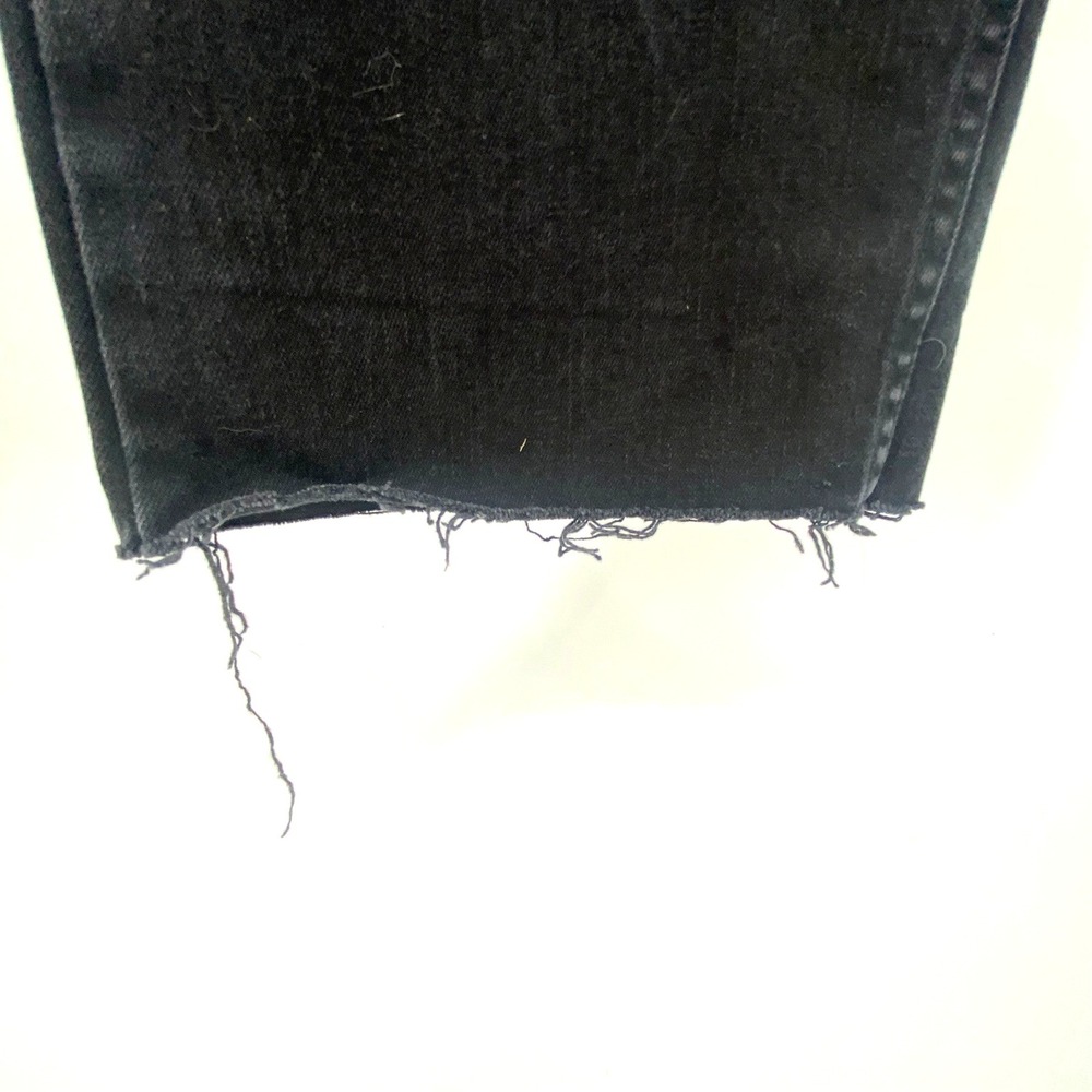 Levi's Strauss & Co 505 Jeans Mens 38x30 Black Denim Faded Straight Selvedge Leg - Picture 6 of 7